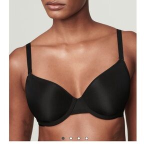 THE CUUP THE DEMI BLACK TSHIRT BRA 42F